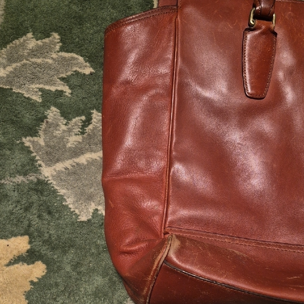 Coach Rich Brown Leather Shoulder Bag - Picture 3 of 15